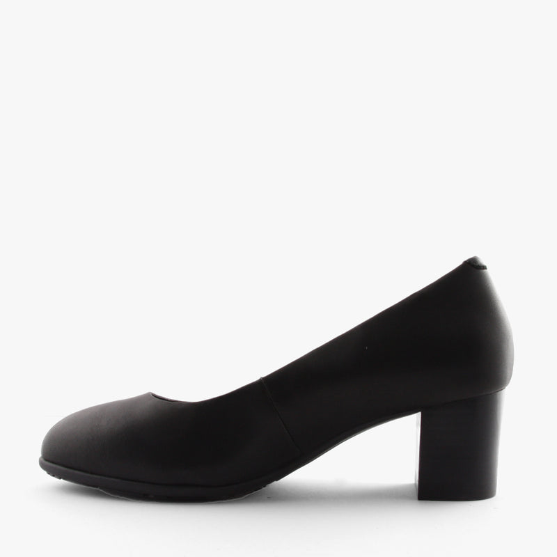 THE BLOCK HEEL BLACK